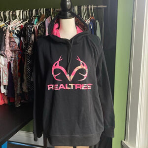 Women's RealTree Black & Pink Hoodie XL